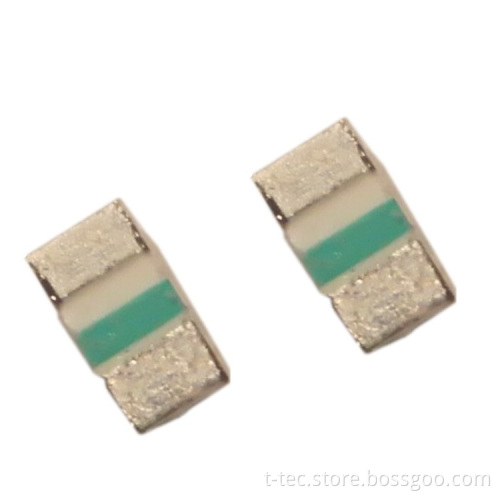 PLCC2 Package Sizes 0201 to 0805 Pure Green Surface Mount LEDs 500nm-550nm